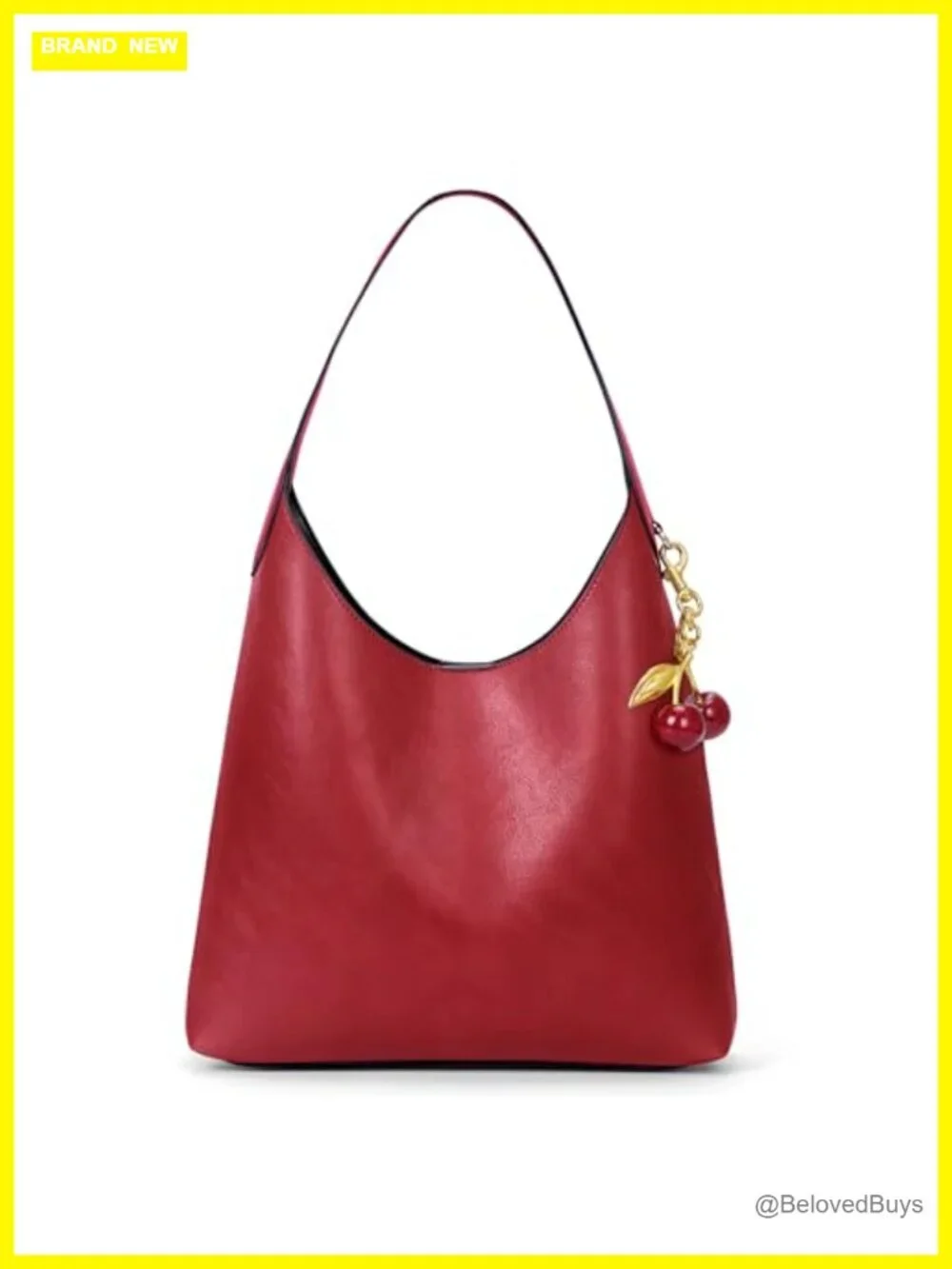 Faux Suede Vegan Leather Hobo Bag Tote Shoulder Bag Slouchy Designer Handbag